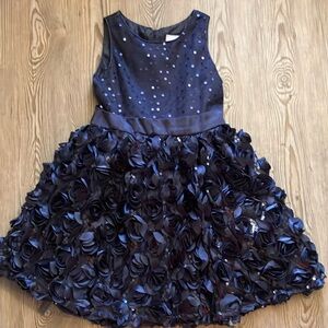 COOL CLUB Young  Ladies Collection Navy Blue Kids Party Dress. (4/5 yrs)